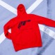 Китай HOODIE-UJRLOGOR-XS JR Унісекс Hoodie Логотип Red Size XS