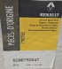 Renault OE 8200792847 RENAULT ГОДИННИК ЛІЧИЛЬНИК RENAULT CLIO III 3 - 8200792847