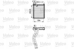 Valeo 812441 Обігрівач, теплообмінник valeo 812441
