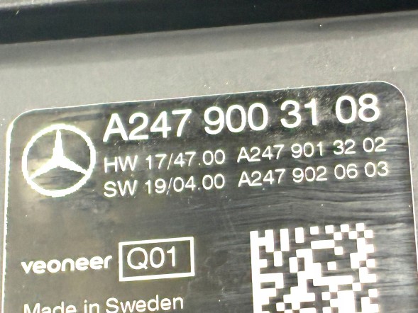 Mercedes-Benz OE A2479003108.....XXXXX MERCEDES A W177 КАМЕРА НА ЛОБОВЕ СКЛО ПЕРЕДНЯ A2479003108