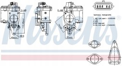 Nissens 98272 "Клапан egr підходить: renault grand scenic ii, laguna ii, megane ii,