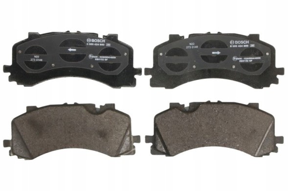 Bosch 0 986 424 850 Гальмівні колодки передні audi a6 allroad c8, a6 c8, a7, a8 d5, q7, q8