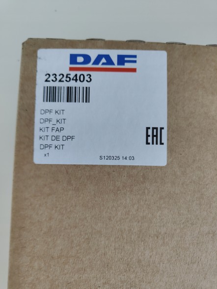 DAF OE Комплект ущільнювачів DPF DAF XF 480 ОРИГІНАЛ 2325403