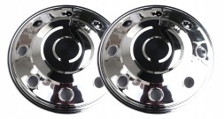 Clamp 1625IF22 Ковпаки на колеса передні 15" Металеві ковпаки 15" нержавіюча сталь поліровані X2