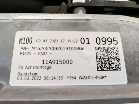 Volkswagen OE 1EA915684EF, Ładowarka wysokiego napięcia, DWP519273, 1EA971860, 1EA915684BK, 11A915000 НОВА ОРИГІНАЛЬНА ЗАРЯДКА ВИСОКОЇ НАПРУГИ VW ID.4 1EA915684EF