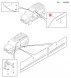 Opel OE LISTWA DACHOWA RELING OPEL COMBO D FIAT DOBLO II 95524570 GR12116 ДАХОВА ПЛАНКА РЕЙЛІНГ OPEL COMBO D FIAT DOBLO II 95524570