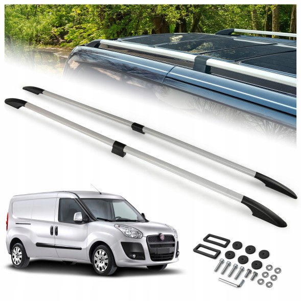 CHROMEMASTER OM-RR-D0042L-001 Багажник на дах (рейлінги) для FIAT DOBLO II 2010-2022 LONG | Довга база