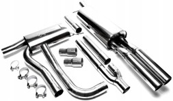 TA-Technix EVOA4AE276-2 Спортивна вихлопна система CATBACK 2x76мм TA TECHNIX AUDI A4 B5 (8D2, 8D5)