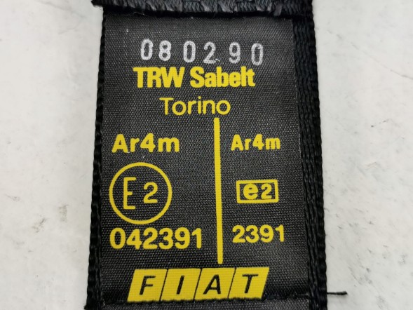 Fiat OE РЕМІНЬ БЕЗПЕКИ ПРАВИЙ ПЕРЕДНІЙ FIAT TIPO 1987-1993 ОРИГ 181837280