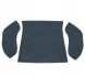 TMI 003244P Оббивка килимків сірого багажника задня Volkswagen Beetle Garbus T1 1958-164
