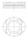 Mahle 081 PI 00109 000 Поршень двигуна 081 pi 00109 000 mahle bmw 1 3 e46