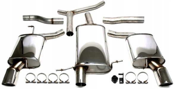 TA-Technix 02AU031-10D-2 Спортивна вихлопна система 2х100 TA TECHNIX AUDI A4 B8 Avant 8K5 1.8/2.0TFSI