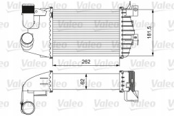 Valeo 818627 Перезарядний охолоджувач повітря - valeo 818627
