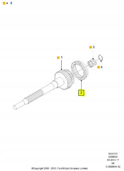 Ford OE Конус коробки передач Ford Transit 2000-2006 OE 1424264