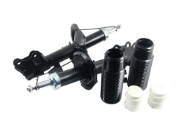 GT-Parts 052610R, 052610L, PK2510 Амортизатори х2 ПЕРЕДНІ + бампери + чехли NISSAN TIIDA 2004-