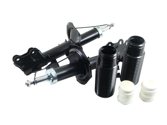 GT-Parts 052610R, 052610L, PK2510 Амортизатори х2 ПЕРЕДНІ + бампери + чехли NISSAN TIIDA 2004-