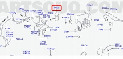 Hyundai OE Розширювальний клапан Hyundai Accent 1999- OE F108CBXLA 97604 25200