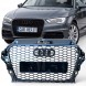Китай Grill Plaster Miodu Audi A3 8V 2012-2016 Решітка радіатора Audi A3 8V 2012-2016 стільники чорний глянець RS накладка бампера