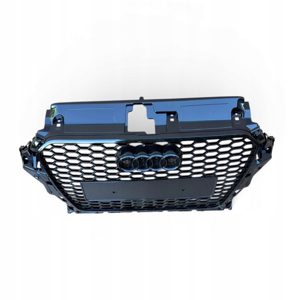 Китай Grill Plaster Miodu Audi A3 8V 2012-2016 Решітка радіатора Audi A3 8V 2012-2016 стільники чорний глянець RS накладка бампера