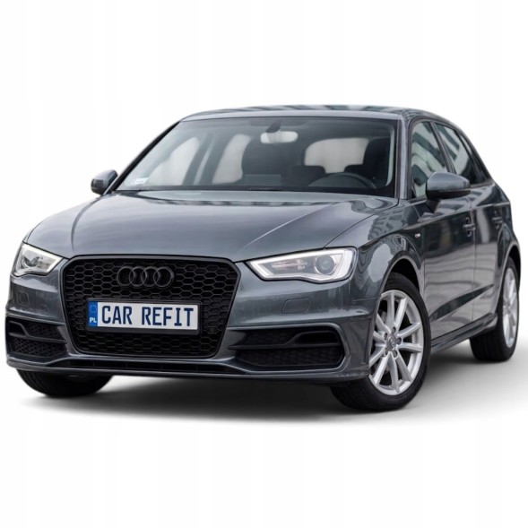 Китай Grill Plaster Miodu Audi A3 8V 2012-2016 Решітка радіатора Audi A3 8V 2012-2016 стільники чорний глянець RS накладка бампера