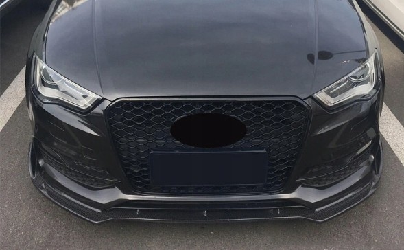 Китай Grill Plaster Miodu Audi A3 8V 2012-2016 Решітка радіатора Audi A3 8V 2012-2016 стільники чорний глянець RS накладка бампера