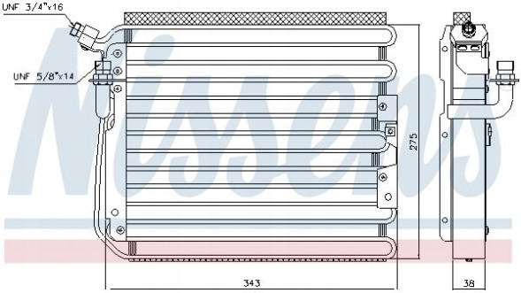 Nissens 940551 Nissens 940551 конденсатор, кондиціонер