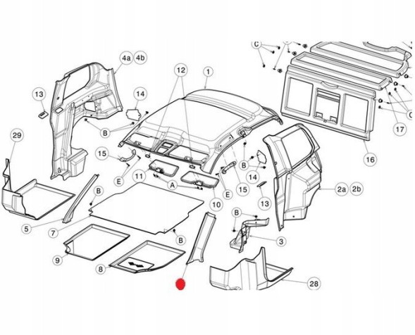 Microcar 1405741 КРИШКА ПІЛЛЯ ЛІВА MICROCAR M.GO III V VI