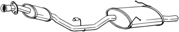 Bosal 283-171 Кінцевий глушник bos283-171 283-171