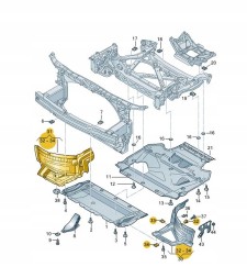 Audi OE 4G8853888C OK НАДКОЛЕСО НОСИК ЛІВИЙ ПЕРЕДНІЙ AUDI A7 4G8 S LINE 4G8853888C