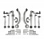 Китай VAG-Z119-0001-70 Комплект важелів підвіски AUDI A4 B5 A6 C5 SKODA SUPERB VW PASSAT B5 1.6-4.2 94-03.08
