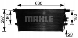 Mahle AC 217 000S Конденсатор радіатора кондиціонування повітря ac 217 000s mahle