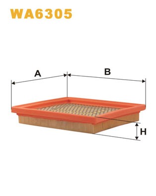 WA6305 WIX FILTERS Фільтр повітряний