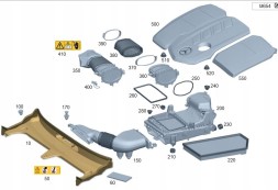 Mercedes-Benz OE A2145000100 КРИШКА/ ПЕРЕДНИЙ РЕМЕНЬ ЗАБОРНИК MERCEDES E-CLASS (214) З ДВИГУНОМ 654