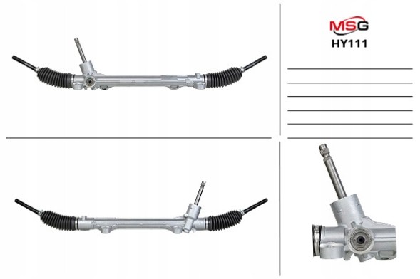 MSG HY111 Рульова передача Hyundai i-30 12-17, Kia Cerato 12-18, Ceed 12-19