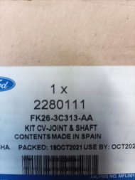 Ford OE ШАРНІР ПРАВИЙ ВНУТРІШНІЙ FORD TRANSIT 2018- 2326001 _ KV66-3C313-BA