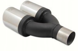 Ulter-Sport Декоративний вихлопний наконечник ULTER SPORT подвійний круглий 2x 90 мм | N2-90-1*