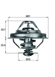 TX 38 80D MAHLE ORIGINAL Термостат