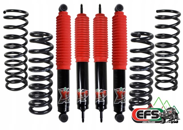 EFS 4WD 37-6004/5 NIS-101HDE/114HDE NISSAN PATROL Y61 коротка ПОСИЛЕНА HD ПІДВІСКА XTR +2дюйми (100/300кг)