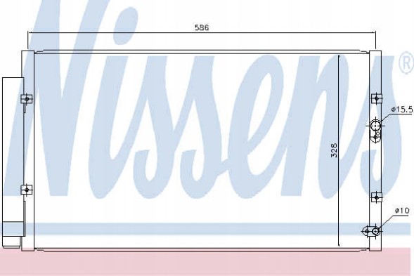 Nissens 940366 Nissens 940366 конденсатор, кондиціонер
