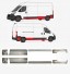 BOLMA-MB M02RPR BOXER DUCATO JUMPER 2006- ДОВГИЙ LONG L3 ПОРІГ РЕМОНТНА ВСТАВКА КРИЛА КОМПЛЕКТ 8 шт