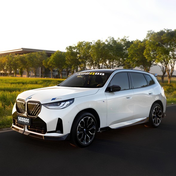 Китай T-524 Карбонові накладки / пороги для BMW X3 G45 (2024+) у стилі SOOQOO