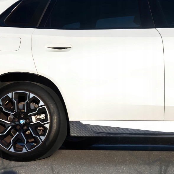 Китай T-524 Карбонові накладки / пороги для BMW X3 G45 (2024+) у стилі SOOQOO