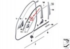 BMW OE 51337182281 51 33 7 182 281 51-33-7-182-281 Listwa nakładka ozdobna ochronna lewej lewa lewy lewego przednia przodu przedniego LH L Lh lh l OE Oe oe НОВА ОРИГ. ПЛАНКА СКЛА ПЕРЕДНІХ ДВЕРЕЙ BMW 5 F10 F11 F18 ЛІВА ВЕРХНЯ ПЕРЕДНЯ