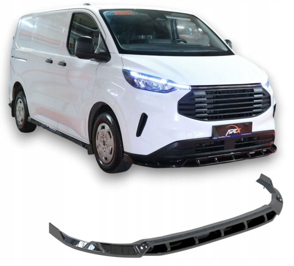 GermanCarParts B.V. GR-FS-AAD-032 СПЛІТЕР ПЕРЕДНІЙ FORD CUSTOM MK2 2023- ЧОРНИЙ ГЛЯНЕЦЬ