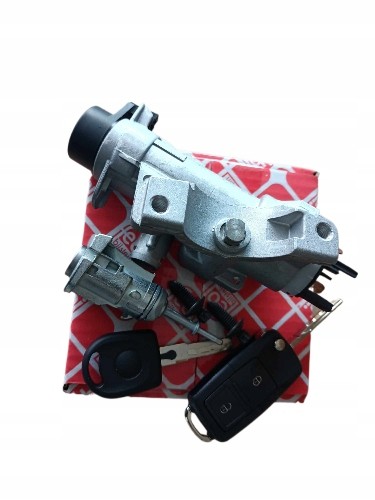 Febi Bilstein VW GOLF IV 4 BORA NOWA STACYJKA ZAMEK WKŁADKA DRZWI ZESTAW KOMPLET ZAMKÓW Замок запалювання Volkswagen комплект замка дверей з ключами