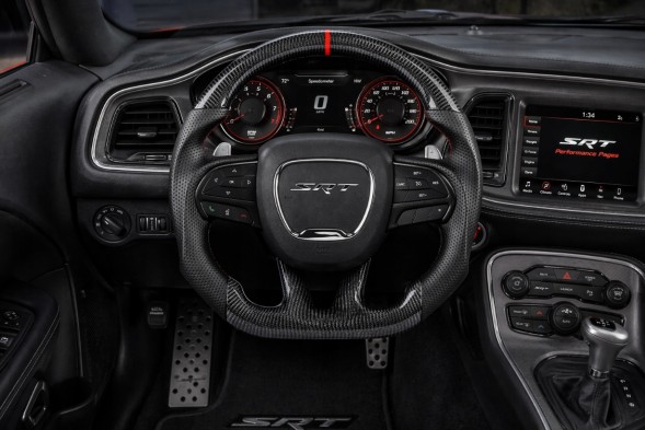 Китай BM289-2 Спортивне кермо карбонове для Dodge Challenger Charger 2015-23, індивідуальне