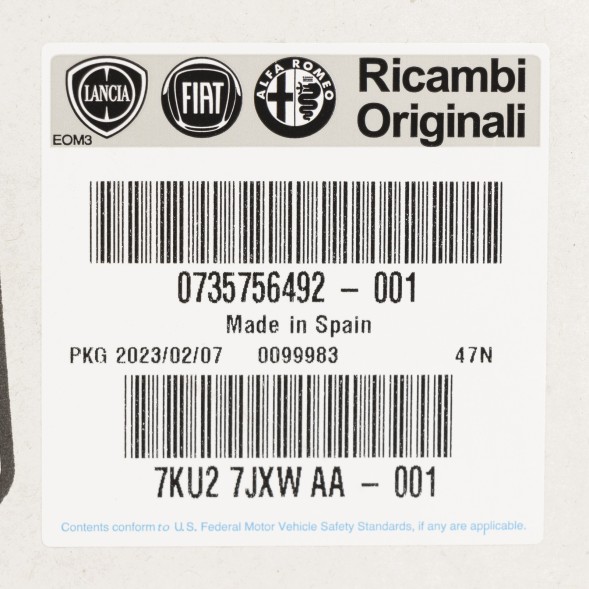 Fiat OE Перемикач під кермо Fiat OE 735756492
