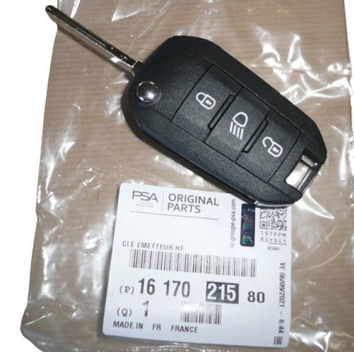PSA Ключ Citroen Peugeot 1617021580 Оригінал