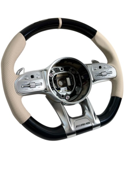 Mercedes-Benz OE MB AUTO MERCEDES NOWA KIEROWNICA GRZANA AMG DREWNO PIANO PERFORMANCE CLS53 E63 GT63 A0004608913 MERCEDES НОВЕ КЕРМО З ПІДІГРІВОМ AMG ДЕРЕВО CLS53 E63 GT63 A0004608913