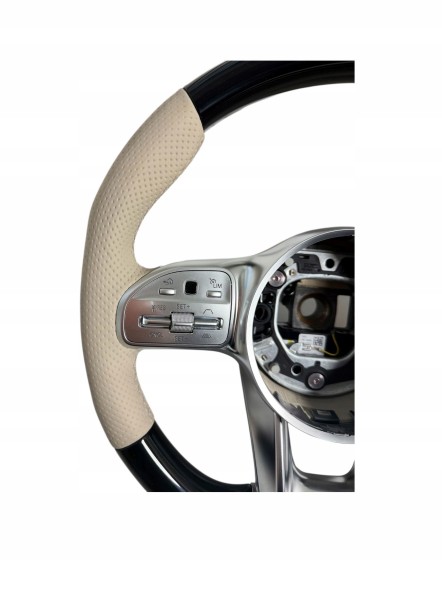 Mercedes-Benz OE MB AUTO MERCEDES NOWA KIEROWNICA GRZANA AMG DREWNO PIANO PERFORMANCE CLS53 E63 GT63 A0004608913 MERCEDES НОВЕ КЕРМО З ПІДІГРІВОМ AMG ДЕРЕВО CLS53 E63 GT63 A0004608913